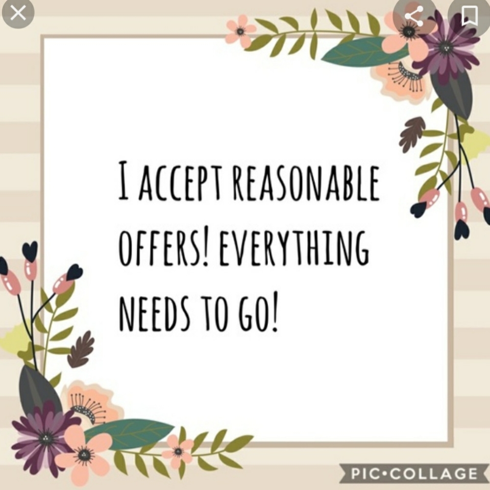 Accepting reasonable offers.